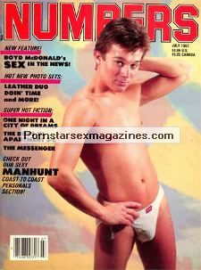 Numbers Gay Magazine July 1987 - Bruce Smith - Ty Jones